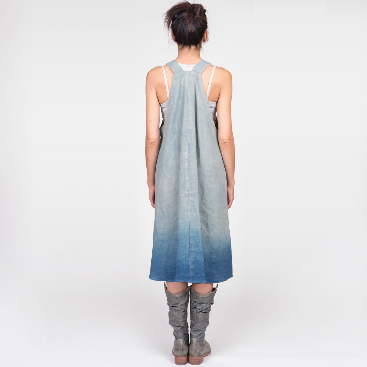 TJ Indigo Linen Pinafore Apron Dress – TJ Indigo Clothing Co.