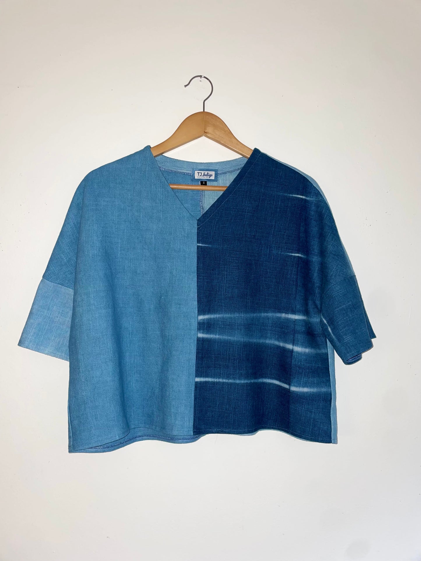 Linen V-Neck Top