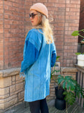 Boho Linen Duster With Tassels