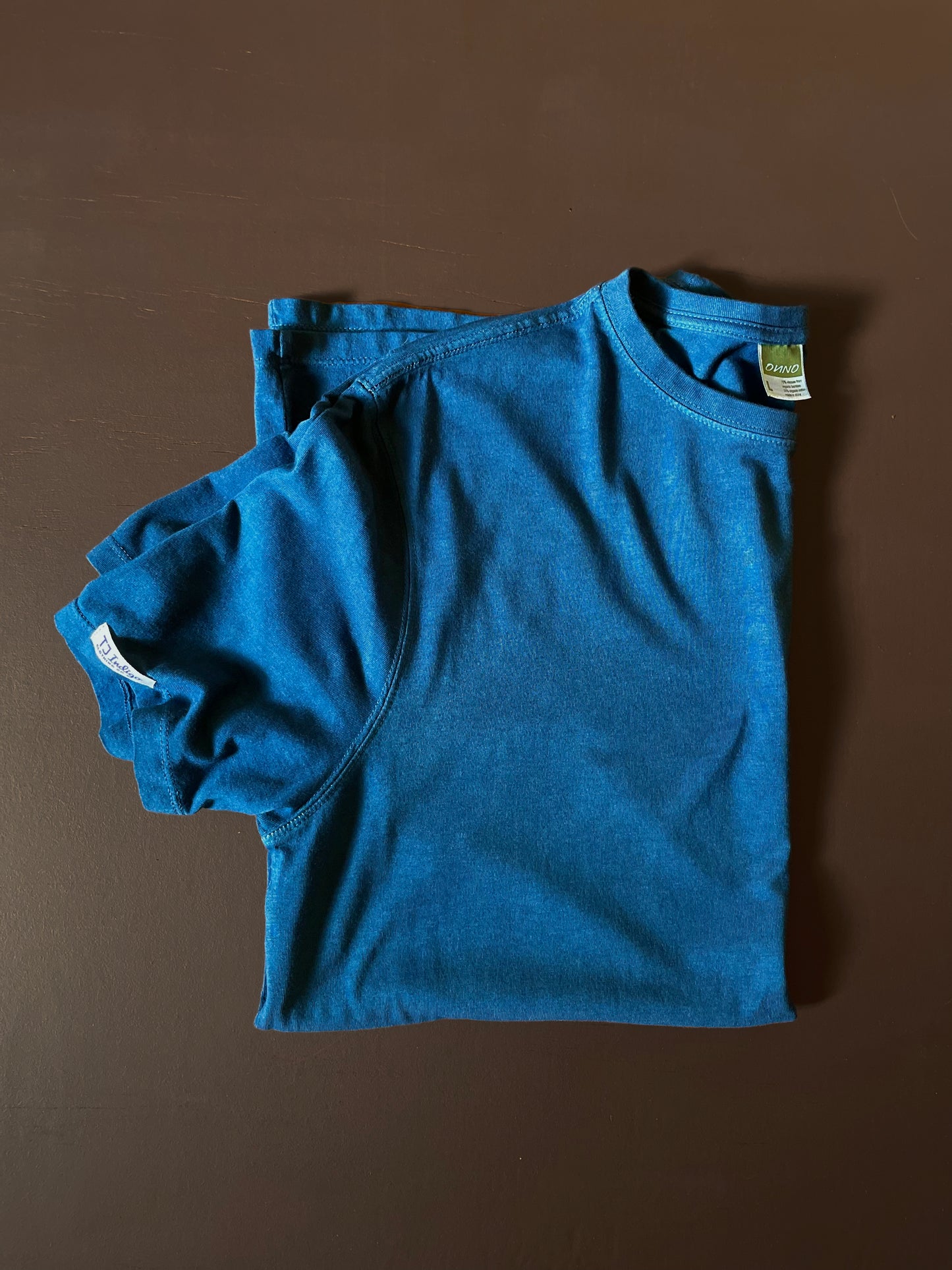 Men's Solid Indigo Cotton T-shirt